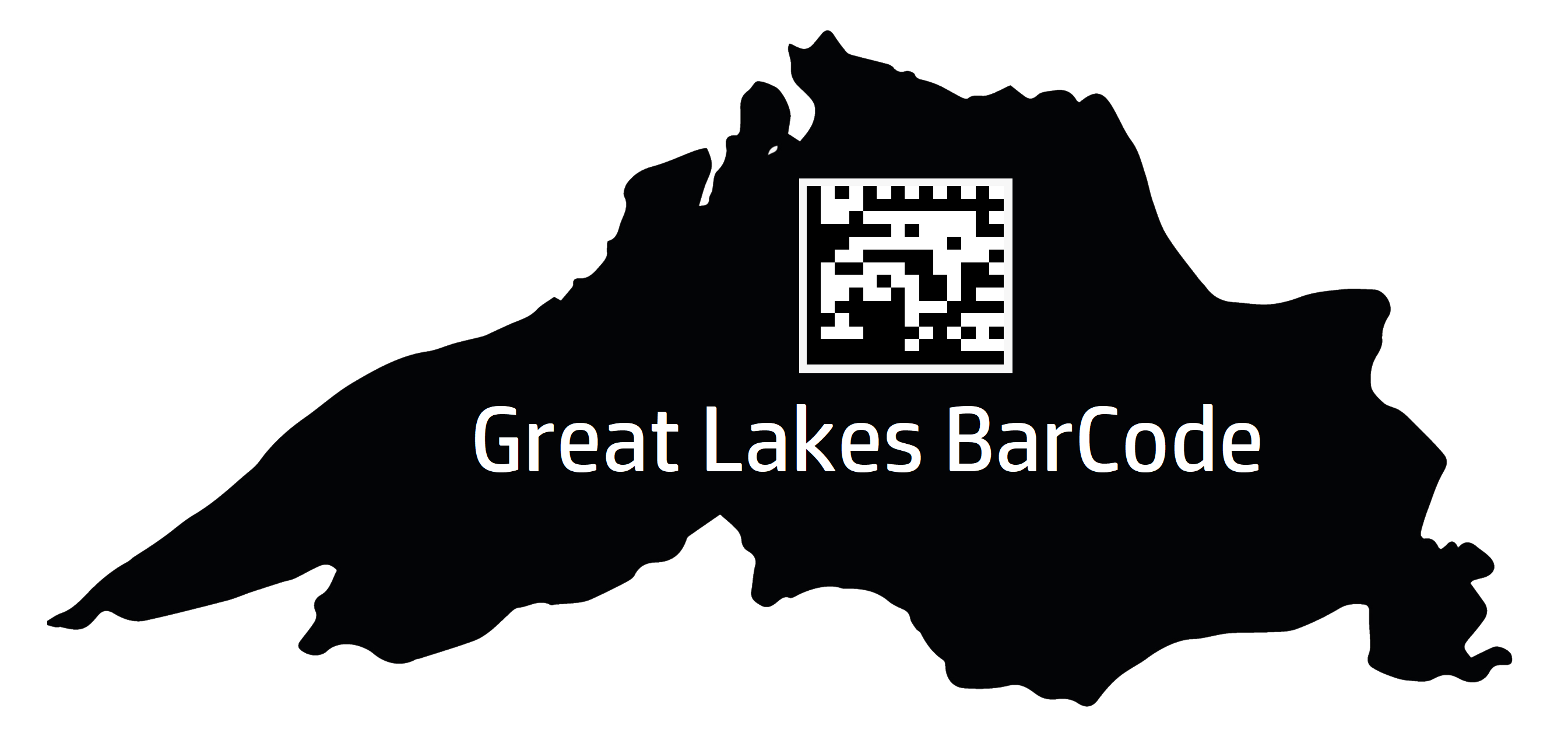 GLB-OG with border Great Lakes Barcode logo with border and 2Dbar code