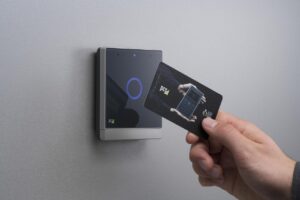 What is RFID. A scanner with card